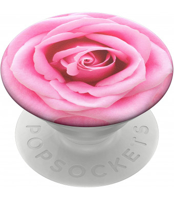 PopSockets: PopGrip with Swappable Top for Phones and Tablets - Rose All Day
