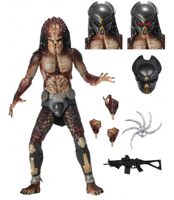 NECA Predator 2018: Ultimate Fugitive Predator (Lab Escape) Action Figure, Multicolor