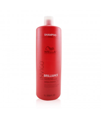 Wella Invigo Brilliance Shampoo for Fine Hair By for Unisex - 33.8 Ounce Shampoo, 33.8 Ounce