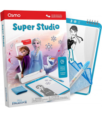 Osmo - Super Studio Disney Frozen 2 - Ages 5-11 - Drawing Activites - For iPad or Fire Tablet (Osmo Base Required)