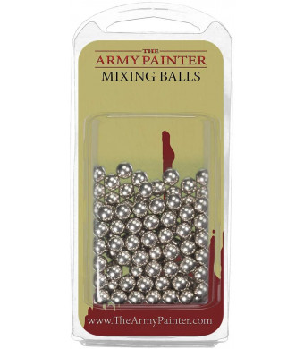 The Army Painter Paint Mixing Balls - Rust-proof Stainless Steel Balls for Mixing Model Paints - Stainless Steel Mixing Agitator Balls, 5.5mm/apr. 0.22, 100 Pcs
