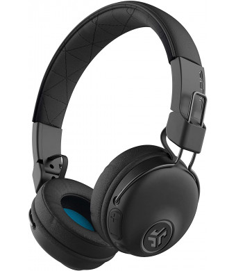 JLab Audio Studio Bluetooth Wireless On-Ear Headphones | 30+ Hour Bluetooth 5 Playtime | EQ3 Sound | Ultra-Plush Faux Leather and Cloud Foam Cushions | Track and Volume Controls | Black