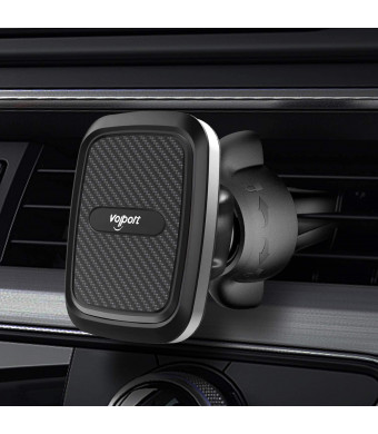 Car Vent Magnetic Phone Mount, VOLPORT Hands Free Air Vent Magnetic Car Mount Holder Adjustable Vent Clip Cell Phone Mount with Twist-Lock for iPhone X XS XR 11 Pro Samsung S20 S10 Plus and More