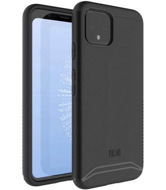 TUDIA Rugged Drop Protection Merge Series Designed for Google Pixel 4 Case, Heavy Duty Slim Matte Protective Phone Case Cover for Google Pixel 4 (Matte Black)