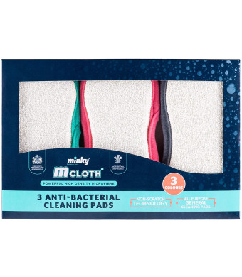 Minky Homecare M Cloth Cleaning Pad 3pk, Multicolored