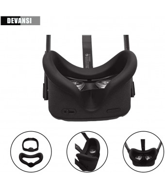 VR Face Silicone Cover Mask and Face Pad for Oculus Quest Face Cushion Cover Sweatproof Lightproof
