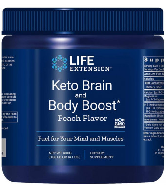 Life Extension Keto Brain and Body Boost Powder, 14.10 Ounce (Packaging May Vary)