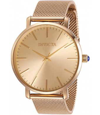 Invicta Women's Angel Quartz Watch with Stainless Steel Strap, Rose Gold, 18 (Model: 31072)
