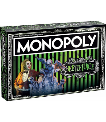 Monopoly Beetlejuice Board Game | Based on The 80's Fantasy Film Beetlejuice | Officially Licensed Beetlejuice Merchandise | Themed Classic Monopoly Game