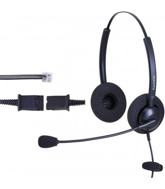 Cisco Headset Rj9 Call Center Telephone Headset with Noise Cancelling Mic for Cisco IP Phones 7931 7940 7941 7942 7945 7960 7961 7962 7965 7970 7975 and Cisco 6000 7800 8000 Series