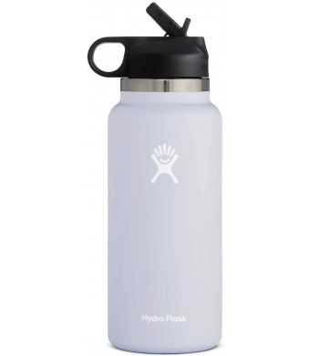 Hydro Flask Wide Mouth 2.0 Water Bottle, Straw Lid - Multiple Sizes and Colors