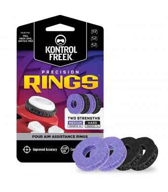 KontrolFreek Precision Rings | Aim Assist Motion Control for PlayStation 4 (PS4), Xbox One, Switch Pro and Scuf Controller | 2 Different Strengths