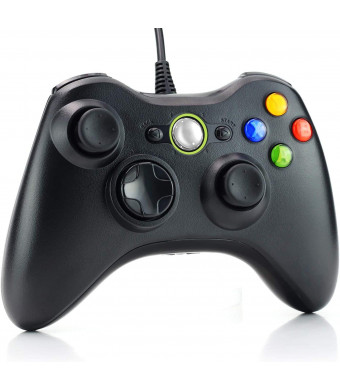Xbox 360 Wired Controller, Enouvos USB Controller for Microsoft Xbox 360 and Windows PC (Windows 10/8/7/XP)