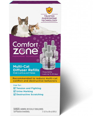 Comfort Zone Multicat Calming 30 Day Diffuser Refill