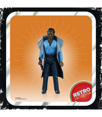 Star Wars Retro Collection Lando Calrissian Toy 3.75 Inch Scale Star Wars: The Empire Strikes Back Action Figure, Kids Ages 4 and Up