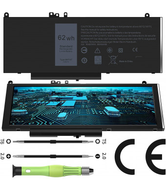 CREATESTAR 6MT4T Laptop Battery for Dell Latitude E5470 E5570 14 5470 E5470 15 5570 E5570 15.6 inch Precision 3510 Series Notebook, 7V69Y 0HK6DV 079VRK TXF9M 79VRK 07V69Y.