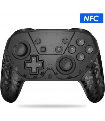 Wireless Pro Controller for Nintendo Switch, [NFC Edition] 1200mAh Ergonomic Redesigned Comfortable Remote Replacement Gamepad Supports Gyro Axis and Motion Control