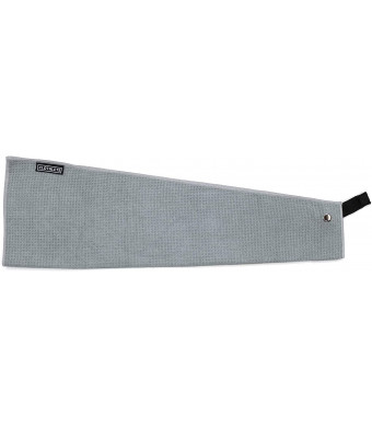 Clothlete Magnetic Microfiber Golf Towel 16" x 24" (Gray) 1 Pack