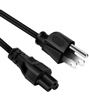 Alesuc UL Listed AC Power Cord 10Ft 3 Prong Mickey Mouse Universal AC Cable for LG TV Dell HP Asus Toshiba Lenovo Acer Samsung Laptop Notebook Computer Charger