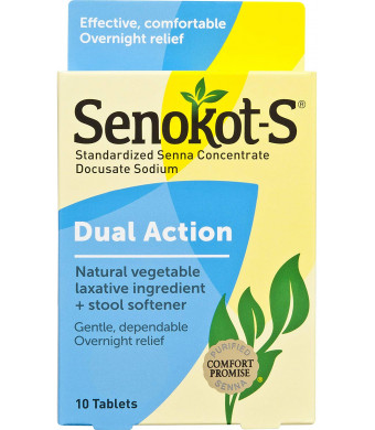Senokot-S Tablets, 10 Ct