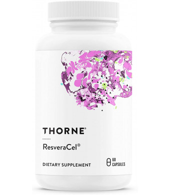 Thorne Research - ResveraCel - Nicotinamide Riboside (Niagen) with Resveratrol and Cofactors in One Capsule - Supports Healthy Aging - 60 Capsules