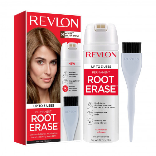 Revlon Root Erase Permanent Hair Color, At Home Touchup
