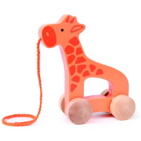 Hape E0906 Push and Pull - Giraffe Toy