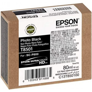 Epson T850100 T850 UltraChrome HD Photo Black -Ink