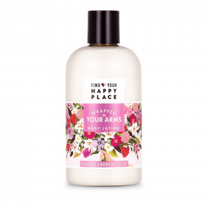 Find Your Happy Place Moisturizing Body Lotion Wrapped In Your Arms Blush Rose and Magnolia 10 fl oz