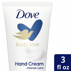 Dove Body Love Moisturizing Hand Cream for Rough or Dry Skin Intense Care Softens and Smoothes 3 oz