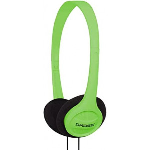 Koss KPH7G Portable On-Ear Headphone with Adjustable Headband - Green