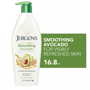 Jergens Oil-Infused Smoothing Avocado Body Lotion, 16.8 fl oz