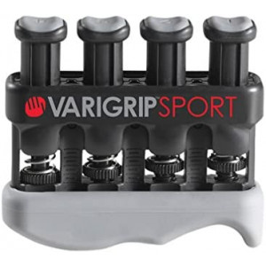 Dynatomy VariGrip Sport (VGSP), Adjustable Resistance, Medium, Heavy Finger, Hand Exerciser, Grip Strengthener, Extra-Wide Base, Padded fingertips, Callus Builder