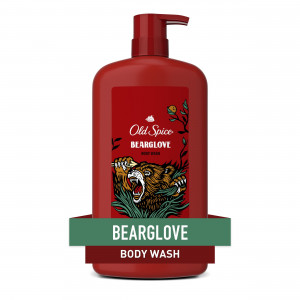 Old Spice Body Wash for Men, Bearglove, Long Lasting Lather, 30 fl oz