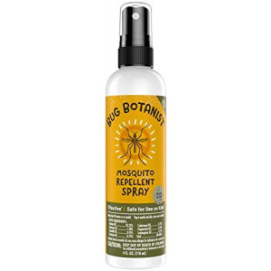 Bug Botanist Mosquito Repellent Spray: Mosquito Repellent with Essential Oils, Family Friendly, 4oz Bottle