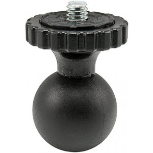 ARKON SP25MMCAM 25mm Swivel Ball to 1/4 20 Camera Mounting Bolt Adapter (Black)