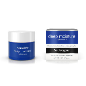 Neutrogena Deep Moisture Night Cream with Glycerin & Shea Butter, 2.25 oz