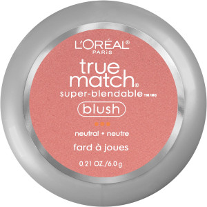 L'Oreal Paris True Match Super-Blendable Blush, Soft Powder Texture, Sweet Ginger, 0.21 oz
