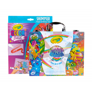 Crayola Color Magic Shimmer & Unicorns Coloring Art Set, Unisex Beginner Child, 200 Pieces
