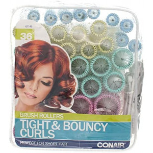 Conair Brush Rollers, Curl & Body 36 Pieces