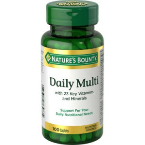 Nature's Bounty Daily Multivitamin Caplets, 100 Ct