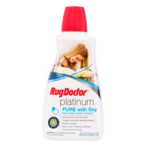 Rug Doctor Platinum Pure with Oxy, Carpet Cleaning Solution that Extracts Dirt and Stains, Use with Deep Carpet Cleaning Machines, 52 fl oz