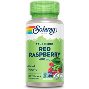 Solaray Red Raspberry Leaves Capsules, 400 mg | 100 Count