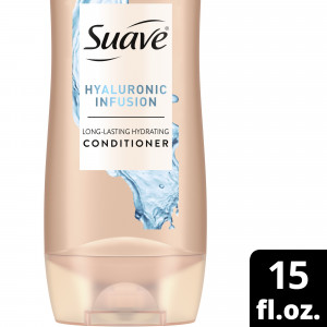 Suave Professionals Moisturizing Shine Enhancing Daily Conditioner with Hyaluronic Acid, 15 fl oz