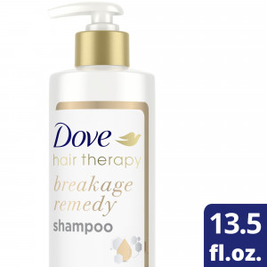 Dove Strengthening Shampoo, Breakage Remedy with Nutrient-Lock Serum for Damaged Hair, 13.5 oz