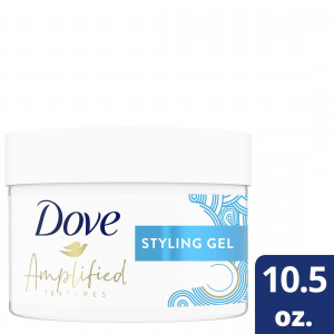 Dove Amplified Textures Nourishing Define N' Moisture Jar Hair Styling Gel, 10.5 oz