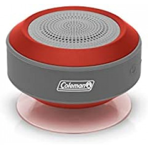 Coleman Waterproof, Hands-Free Speaker for Universal/Smartphones - Red