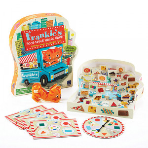 Educational Insights Frankie's Food Truck Fiasco Game Shape Matching Preschool Educational Learning Game for  Boys & Girls Ages 4, 5, 6+ Year Old