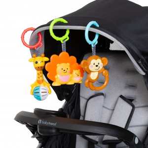 Smart Steps by Baby Trend Jingle Jungle 3-Pack Rattle Hooks