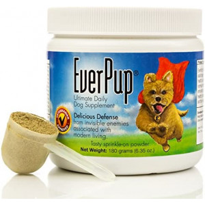 EverPup Ultimate Daily Dog Supplement with Glucosamine, Prebiotics, Probiotics, Apoptogens, Vitamins and Minerals for Healthy Joints, Immunity, Digestion, Skin Health